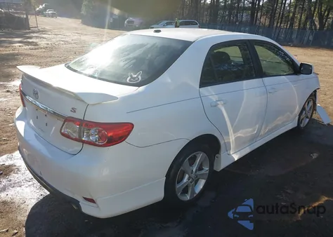 2011 Toyota Corolla S from USA, damaged, VIN 2T1BU4EE9BC622579